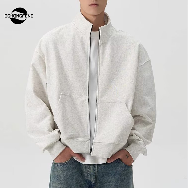 high quality sweatshirt sweatshirt plain zip sweatshirt